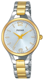 Pulsar Dress Srebrny/Stal w odcieniu złota Ø30 mm PH8186X1