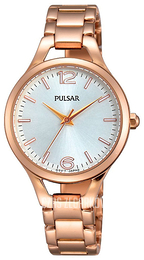 Pulsar Dress Srebrny/Stal w kolorze różowego złota Ø30 mm PH8190X1