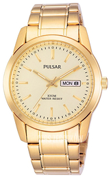 Pulsar Dress Szampański/Stal w odcieniu złota Ø36 mm PJ6024X1