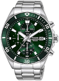 Pulsar Zielony/Stal Ø43.5 mm PM3193X1