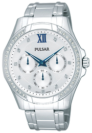 Pulsar Dress Srebrny/Stal Ø40 mm PP6099X9