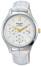 Pulsar Sport Srebrny/Skóra Ø36 mm PP6227X1