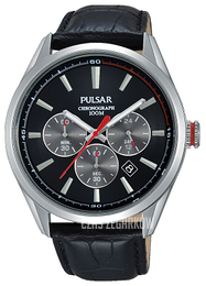 Pulsar Sport Czarny/Skóra Ø43 mm PT3729X1