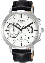 Pulsar Biały/Skóra Ø41 mm PT3A71X1