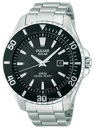 Pulsar Solar Czarny/Stal Ø44 mm PX3035X1