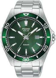 Pulsar Solar Zielony/Stal Ø44 mm PX3241X1