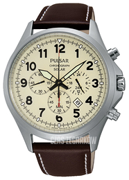 Pulsar Kremowy/Skóra Ø43 mm PX5005X1