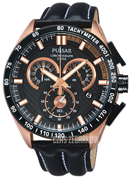 Pulsar Sport Czarny/Skóra Ø44 mm PX7006X1