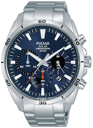 Pulsar Solar Niebieski/Stal Ø44 mm PZ5057X1