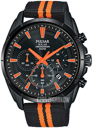 Pulsar Solar Czarny/Skóra Ø45 mm PZ5093X1