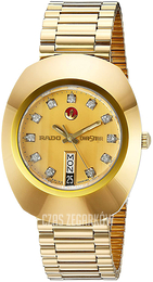 Rado Diastar Original Żółte złoto/Stal w odcieniu złota Ø35 mm R12413493