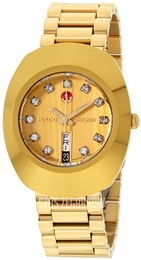 Rado Diastar Original Żółte złoto/Stal w odcieniu złota Ø35 mm R12413494