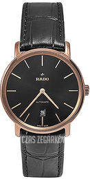 Rado Diamaster Czarny/Skóra Ø41 mm R14068166