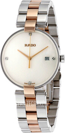 Rado Coupole Srebrny/Stal w kolorze różowego złota Ø36 mm R22852713