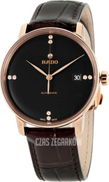Rado Coupole Czarny/Skóra Ø38 mm R22861755