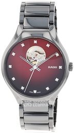Rado True Czerwony/Czeramiczna Ø40 mm R27107742