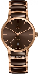 Rado Centrix Brązowy/Stal w kolorze różowego złota Ø38 mm R30036302