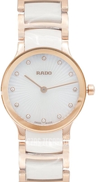 Rado Centrix Biały/Stal w kolorze różowego złota Ø23 mm R30186912