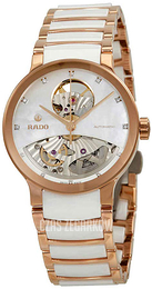 Rado Centrix Biały/Stal w kolorze różowego złota Ø33 mm R30248902