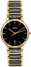 Rado Centrix Czarny/Stal w odcieniu złota Ø38 mm R30527172