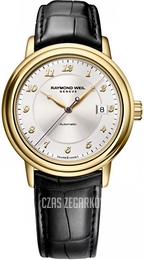 Raymond Weil Raymond Maestro Srebrny/Skóra Ø39.5 mm 12837-G-05658