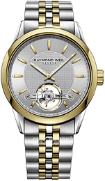 Raymond Weil Freelancer Srebrny/Stal w odcieniu złota Ø42 mm 2780-STP-65001