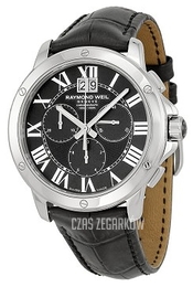 Raymond Weil Raymond Tango Czarny/Skóra Ø40 mm 4891-STC-00200