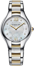Raymond Weil Raymond Noemia Biały/Stal w odcieniu złota Ø32 mm 5132-STP-00985