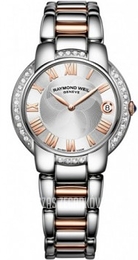 Raymond Weil Raymond Jasmine Srebrny/Stal w kolorze różowego złota Ø35 mm 5235-S5S-01658