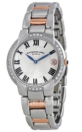 Raymond Weil Jasmine Srebrny/Stal w kolorze różowego złota Ø35 mm 5235-S5S-01659