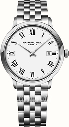 Raymond Weil Toccata Biały/Stal Ø39 mm 5485-ST-00300