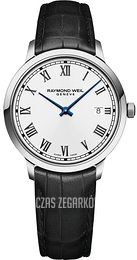 Raymond Weil Toccata Biały/Skóra Ø39 mm 5485-STC-00359