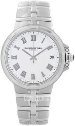 Raymond Weil Parsifal Biały/Stal Ø41 mm 5580-ST-00300