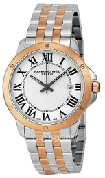 Raymond Weil Jasmine Srebrny/Stal w kolorze różowego złota Ø39 mm 5591-SP5-00300