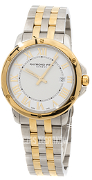 Raymond Weil Raymond Tango Biały/Stal w odcieniu złota Ø39 mm 5591-STP-00308