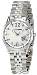 Raymond Weil Freelancer Biały/Stal Ø29 mm 5670-ST-05985