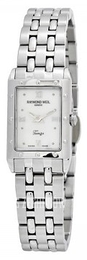 Raymond Weil Tango Biały/Stal 30x18 mm 5971-ST-00915