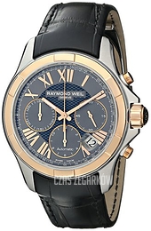 Raymond Weil Raymond Parsifal Szary/Skóra Ø41 mm 7260-SC5-00608