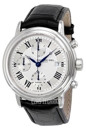 Raymond Weil Maestro Srebrny/Skóra Ø41.5 mm 7737-STC-00659