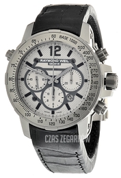 Raymond Weil Nabucco Szary/Skóra Ø46 mm 7820-STC-05607