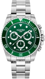 Roamer Monza Deep Sea 100 Zielony/Stal Ø41 mm 851837-41-75-20