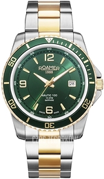 Roamer Monza Nautic 100 Zielony/Stal Ø43 mm 862844-47-75-20