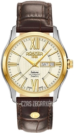 Roamer Monza Saturn II Szampański/Skóra Ø40 mm 960637-47-33-09
