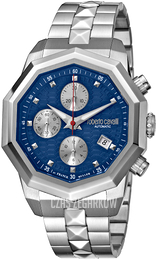 Roberto Cavalli by Franck Muller Rc-86 Niebieski/Stal Ø43 mm RV1G079M0061