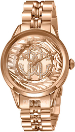 Roberto Cavalli by Franck Muller Frank Muller Różowe złoto/Stal w kolorze różowego złota RV1L033M0061