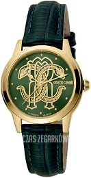 Roberto Cavalli by Franck Muller Aion Time Zielony/Skóra Ø32 mm RV1L117L0031