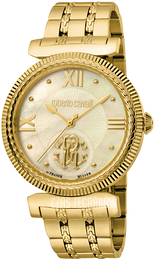 Roberto Cavalli by Franck Muller Franck Muller Szampański/Stal w odcieniu złota Ø38 mm RV1L128M0061