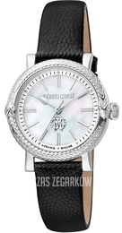 Roberto Cavalli by Franck Muller Classic Biały/Skóra Ø30 mm RV1L193L0011