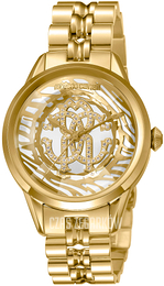Roberto Cavalli by Franck Muller Dress Srebrny/Stal w odcieniu złota Ø36 mm RV2L033M0041