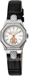 Roberto Cavalli by Franck Muller Franck Muller Srebrny/Skóra Ø24 mm RV2L055L0011